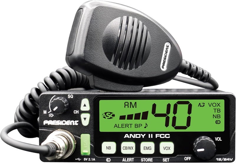 President Electronics Andy II FCC CB Radio - Image 2
